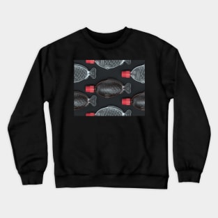 Sushi Fish Soya Sauce Pattern Crewneck Sweatshirt